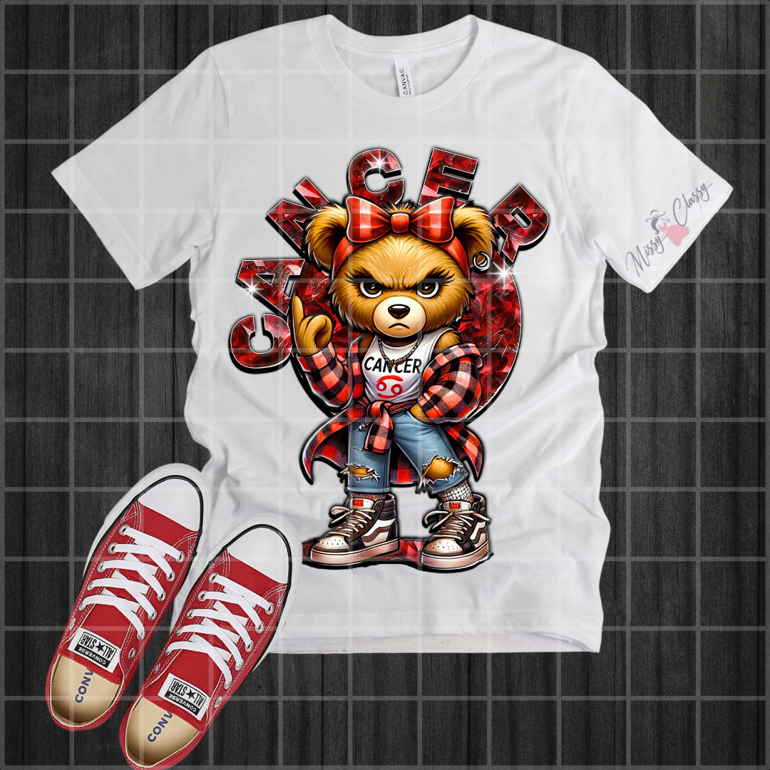 Ms. Savage Bear Zodiac T Shirt