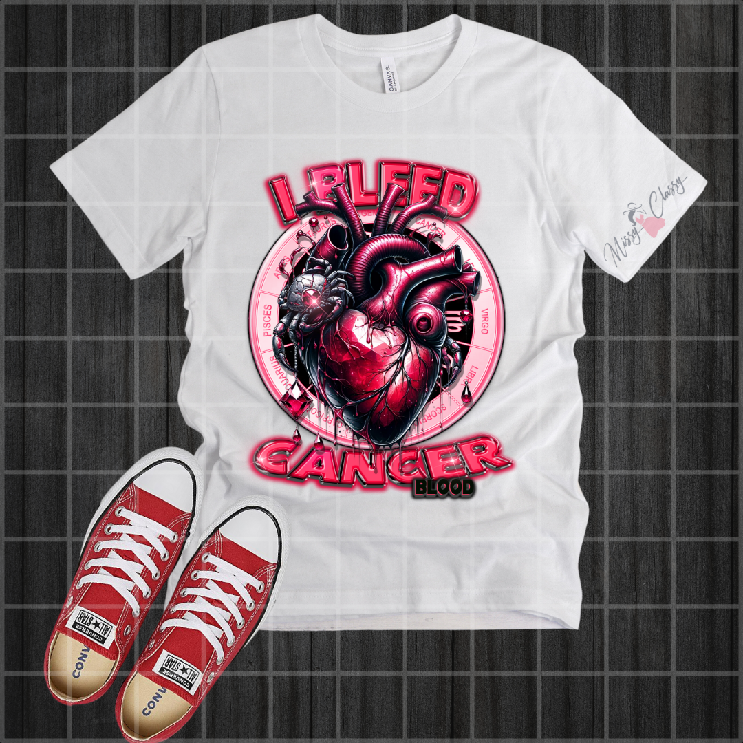 I Bleed Zodiac T Shirt