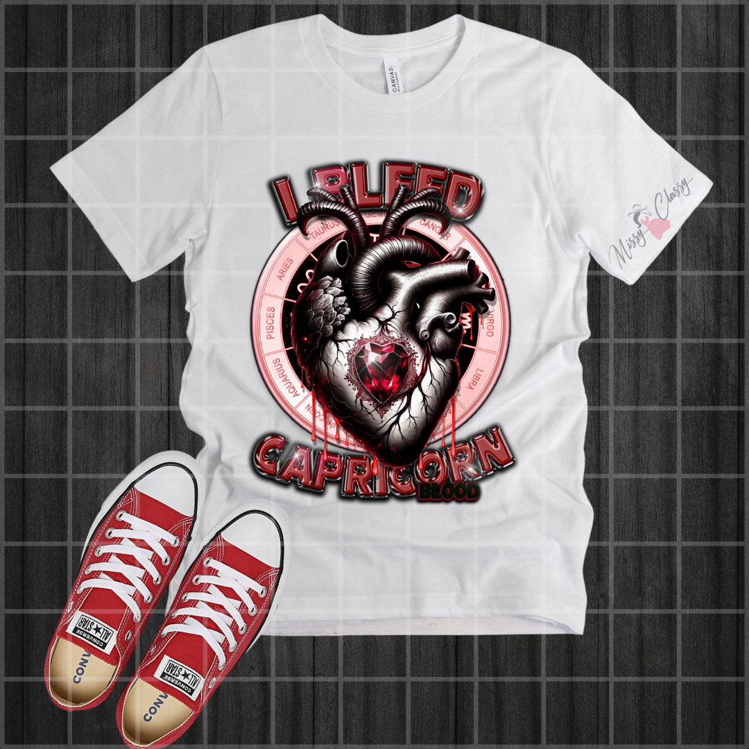 I Bleed Zodiac T Shirt