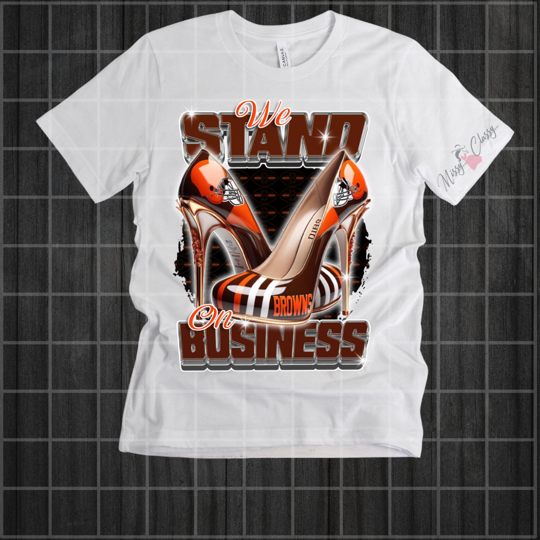 Standing On Business Football T Shirt