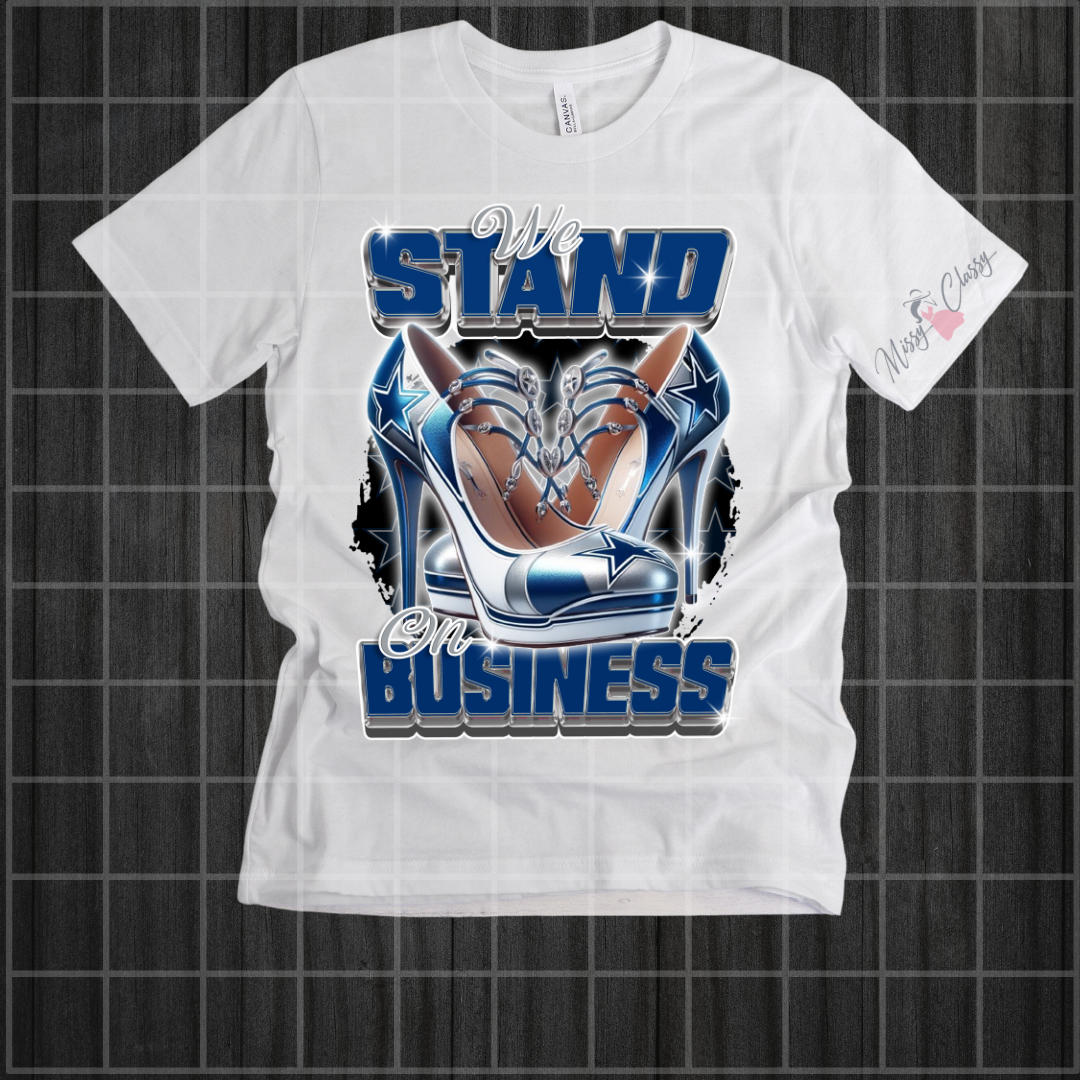 Standing On Business Football T Shirt