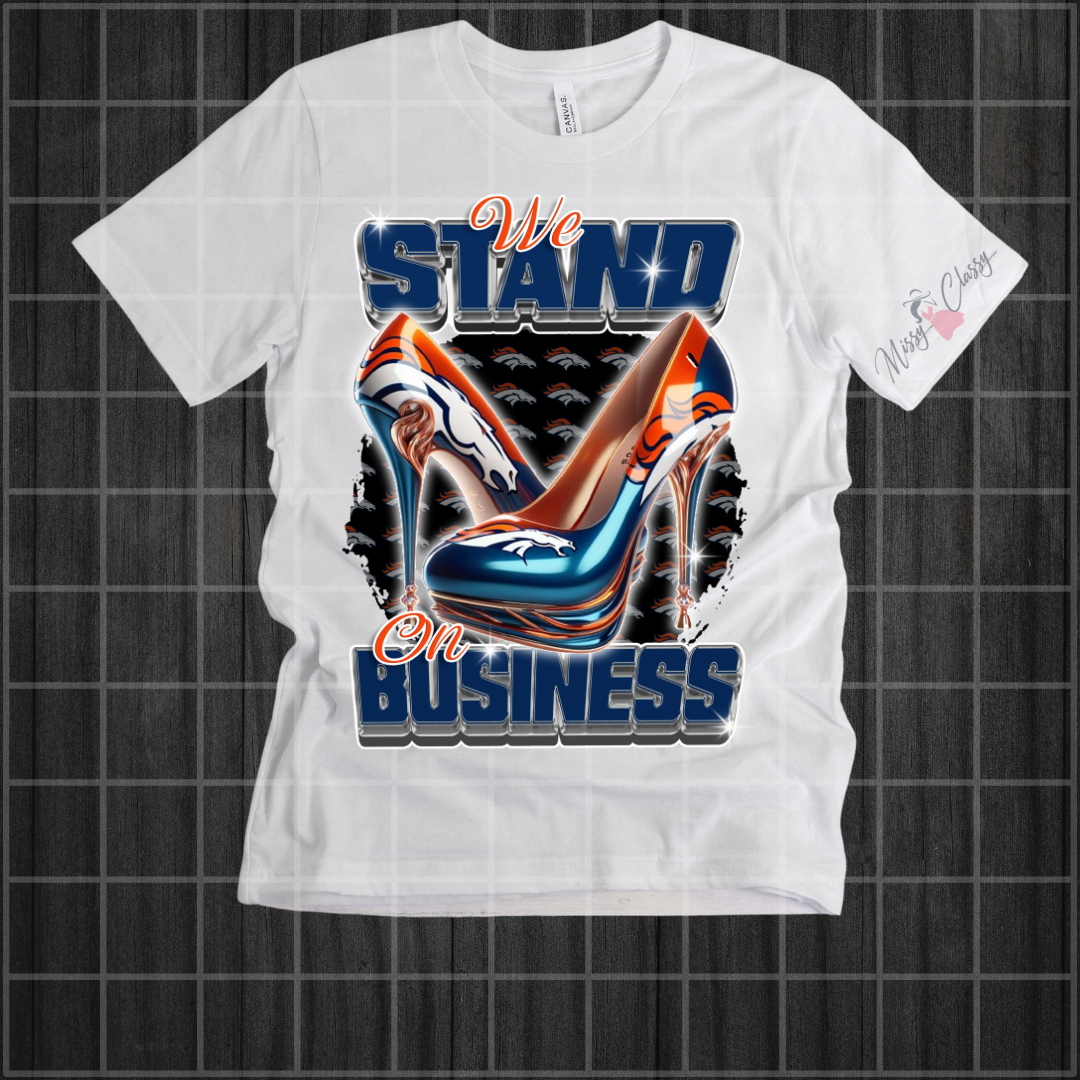 Standing On Business Football T Shirt