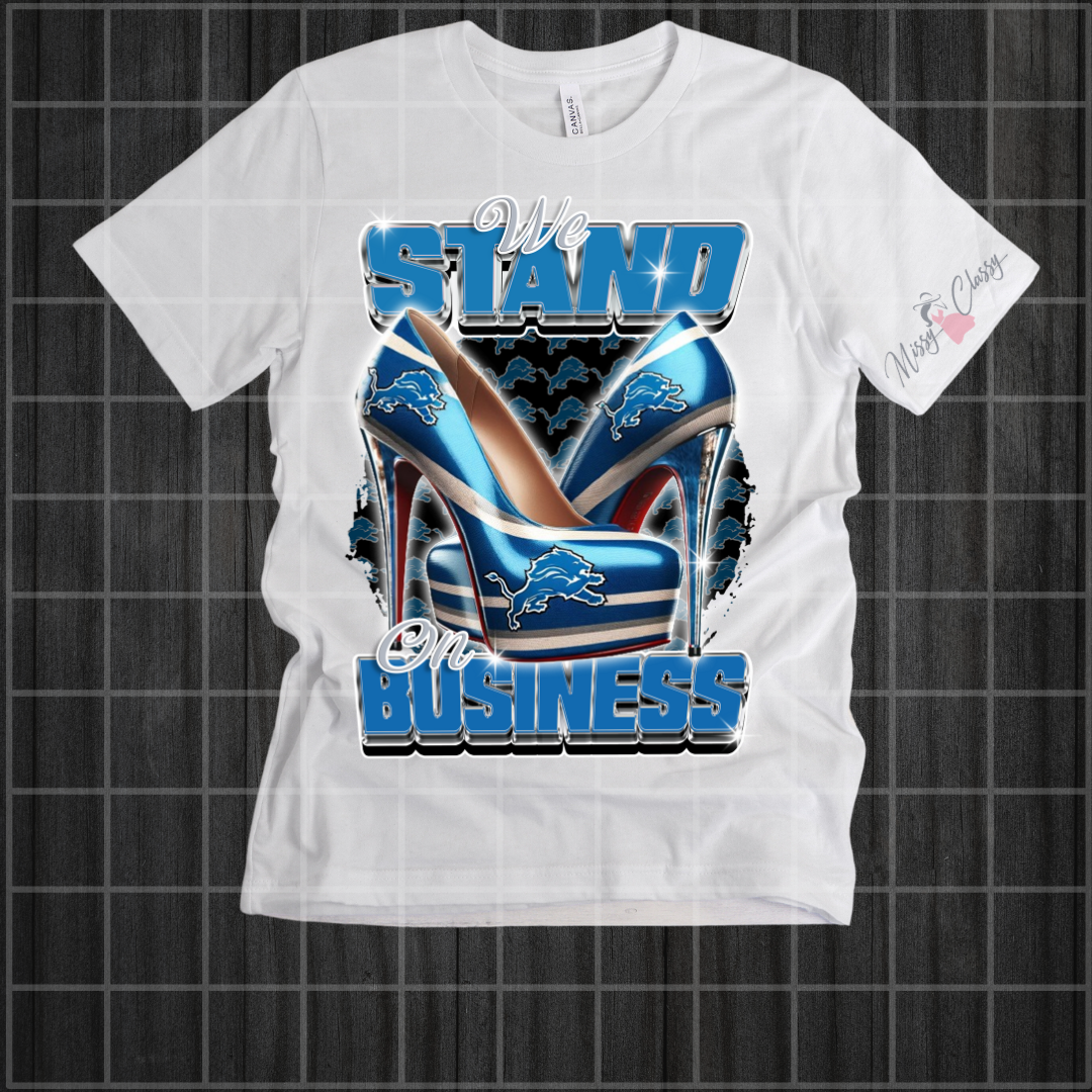 Standing On Business Football T Shirt