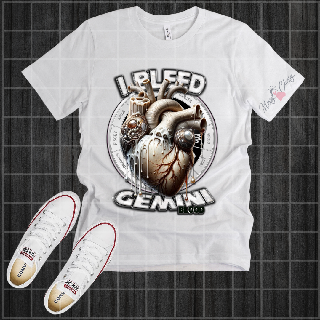 I Bleed Zodiac T Shirt