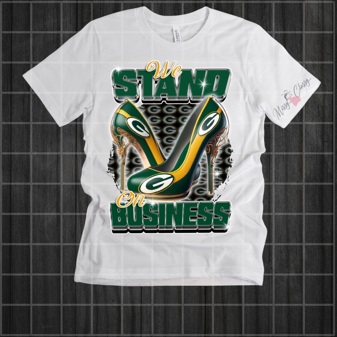 Standing On Business Football T Shirt