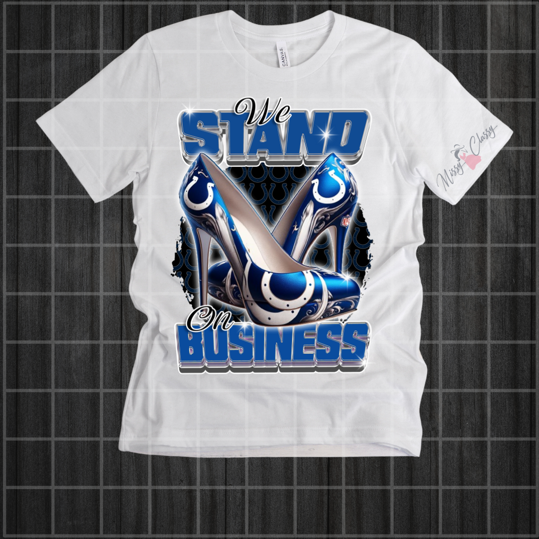 Standing On Business Football T Shirt