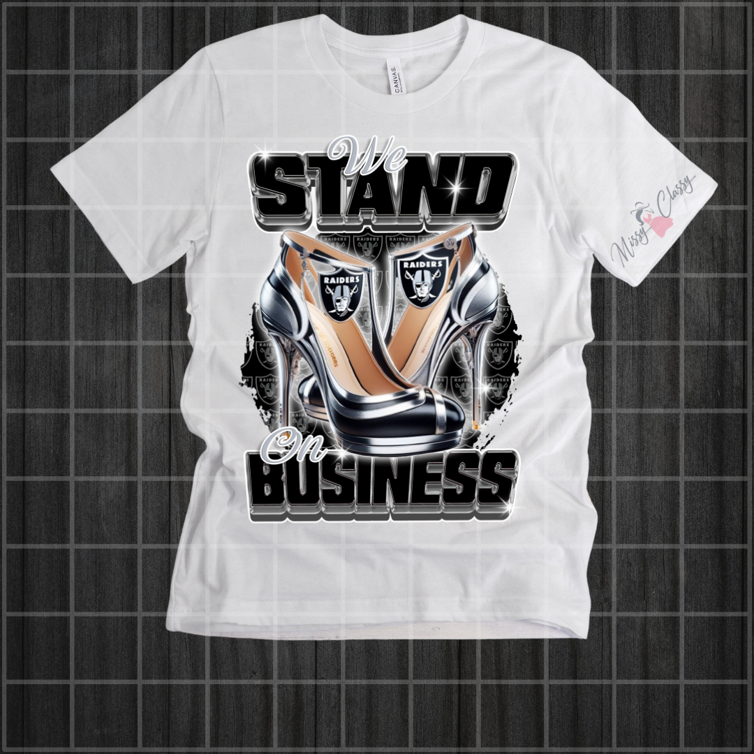 Standing On Business Football T Shirt