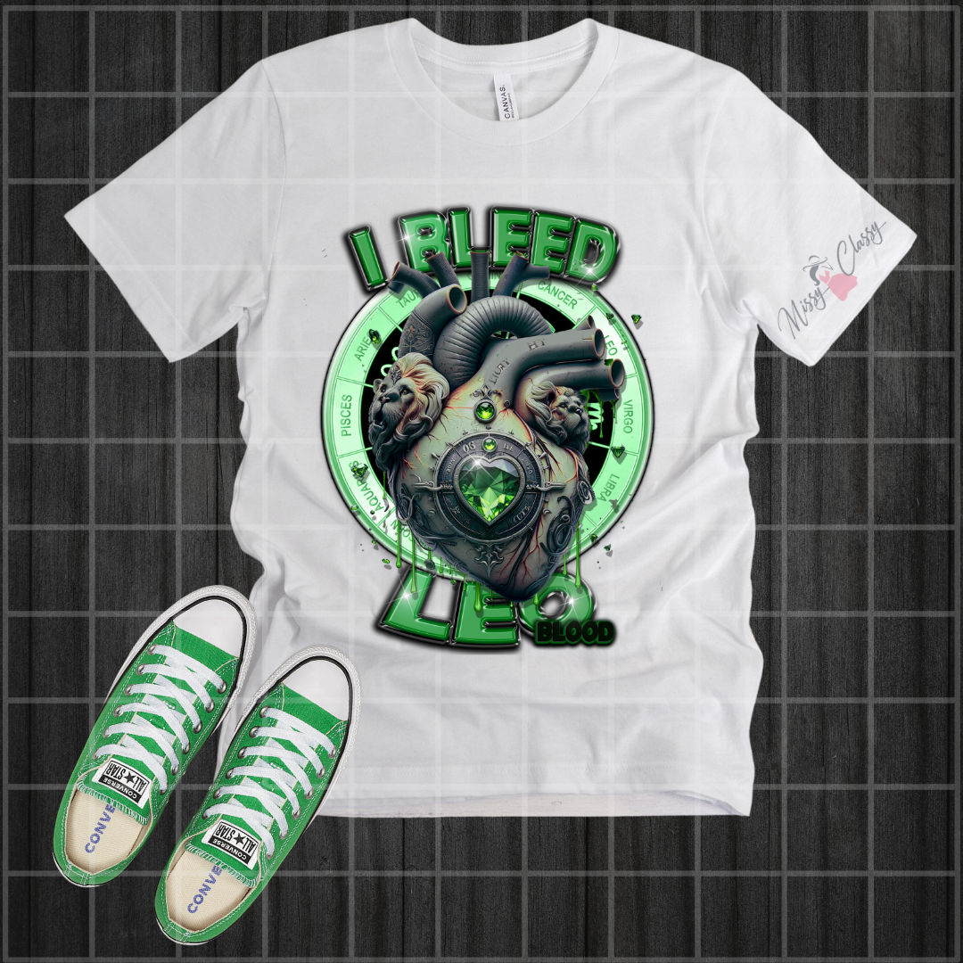 I Bleed Zodiac T Shirt