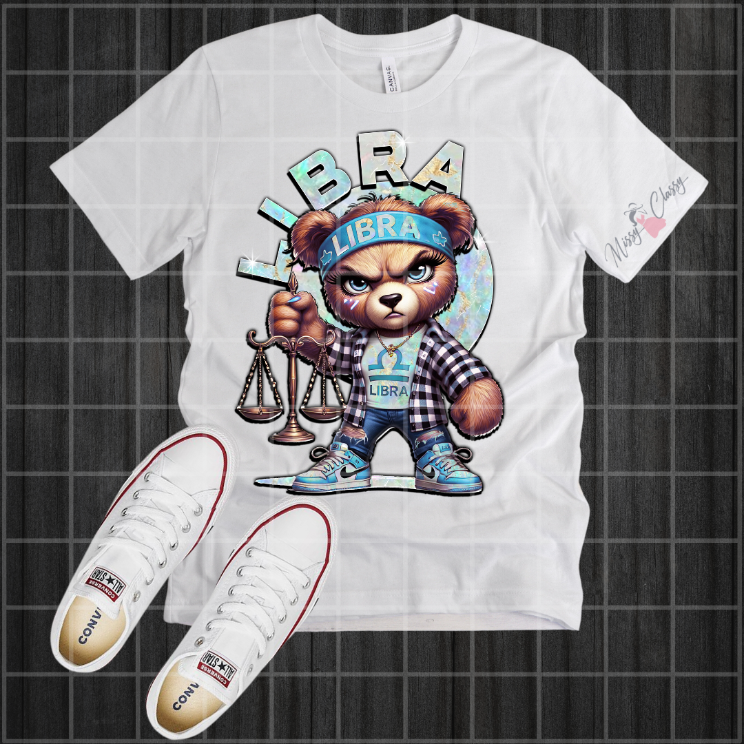 Ms. Savage Bear Zodiac T Shirt