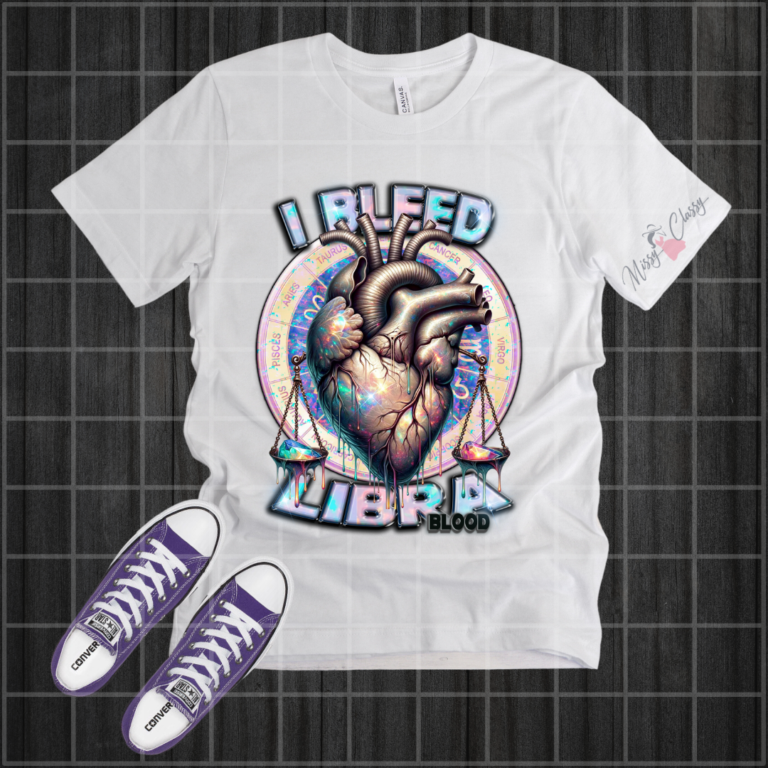 I Bleed Zodiac T Shirt