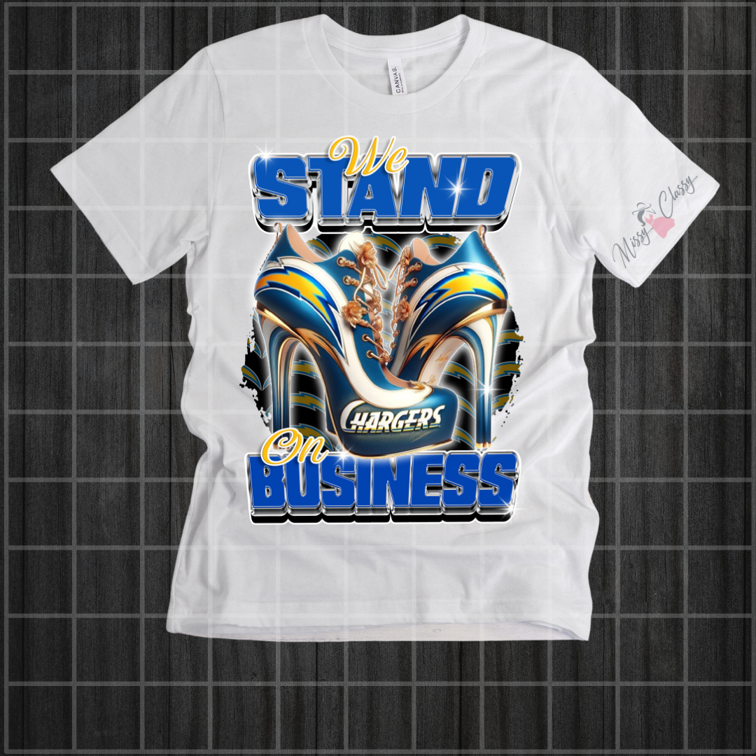 Standing On Business Football T Shirt