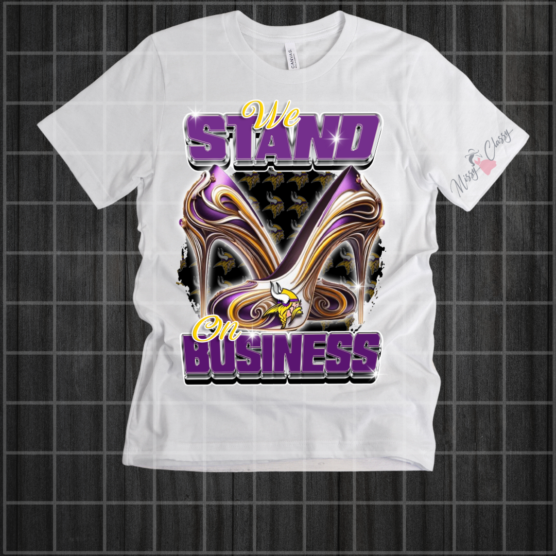 Standing On Business Football T Shirt