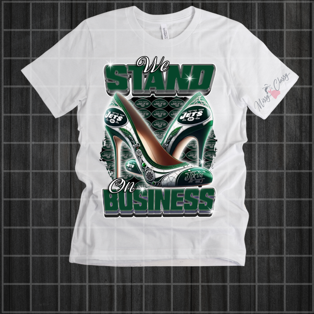 Standing On Business Football T Shirt