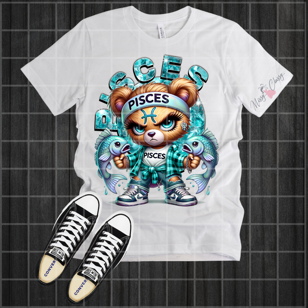 Ms. Savage Bear Zodiac T Shirt