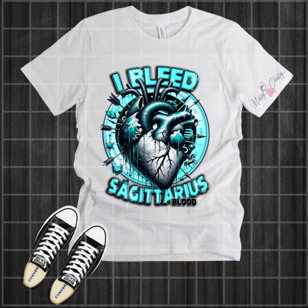 I Bleed Zodiac T Shirt